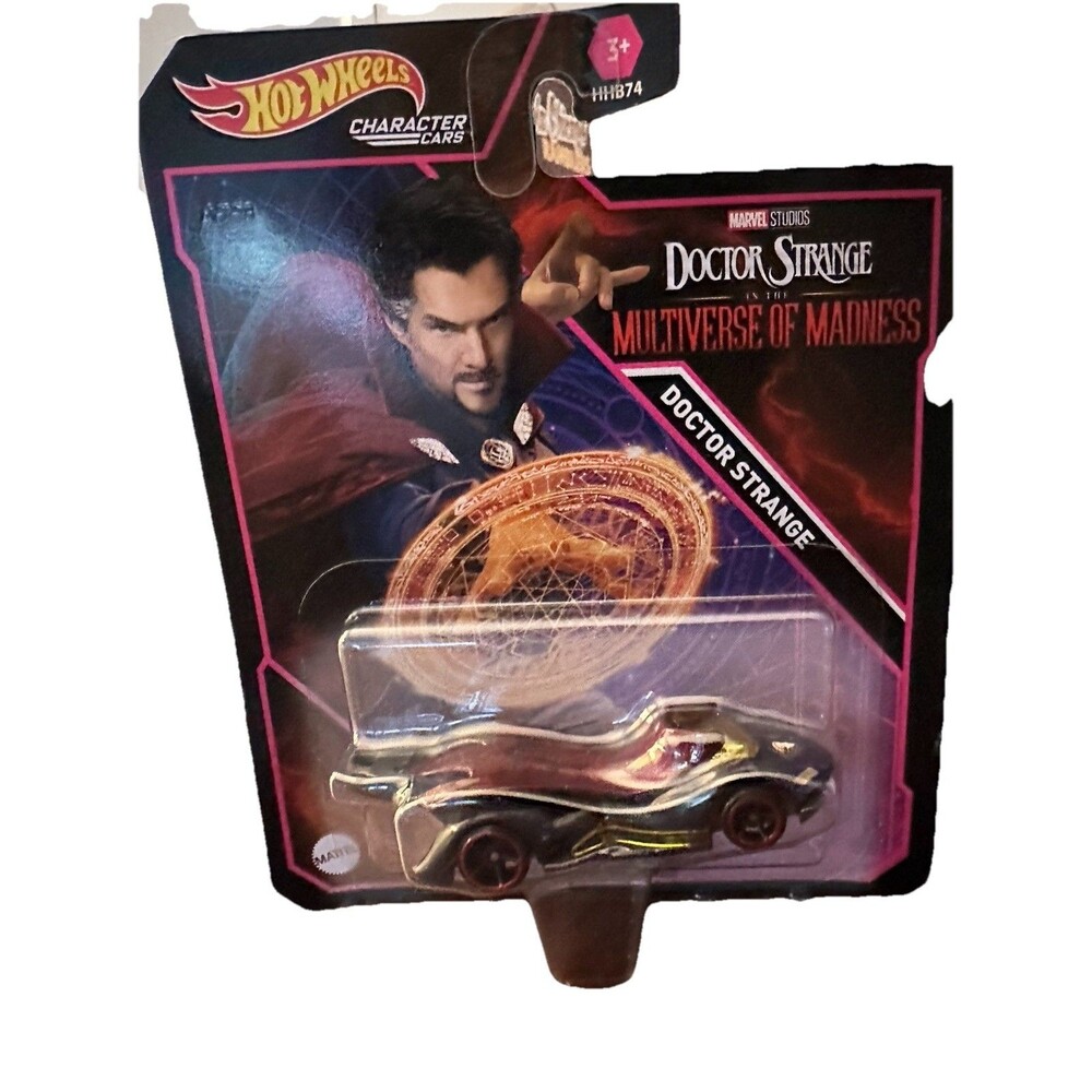 NWT Doctor Strange Multiverse of Madness Hot Wheels Character Cars 1/64 Scale